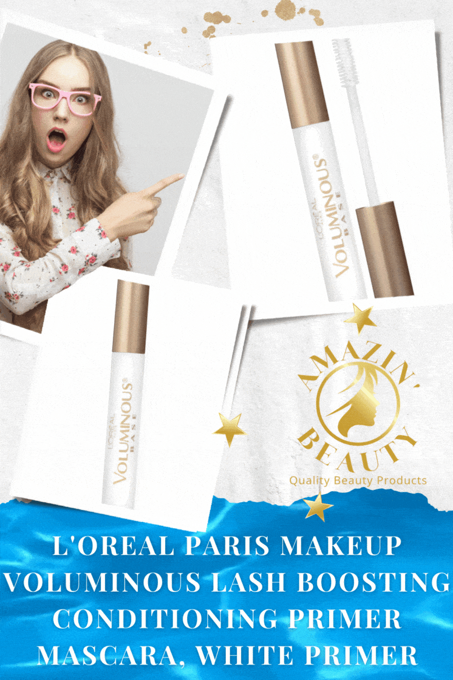 L'Oreal Paris Makeup Voluminous Lash Boosting Conditioning Primer Mascara, White Primer