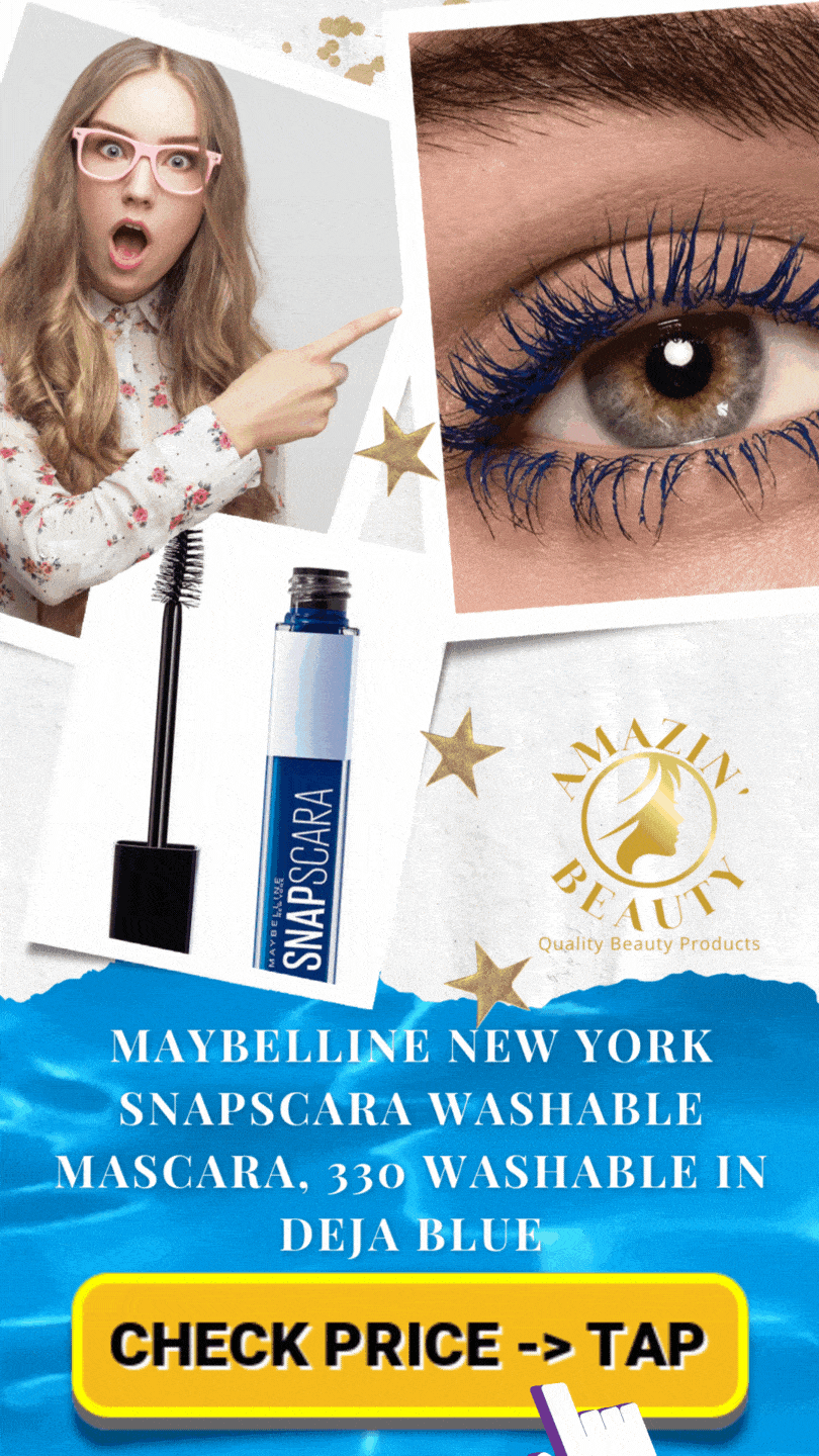 Maybelline New York Snapscara Washable Mascara, 330 WASHABLE in DEJA BLUE